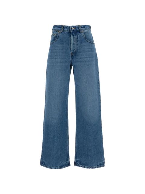 Jacquemus five-pocket wide-leg denim jeans - Blue - zdjęcie produktu nr 1