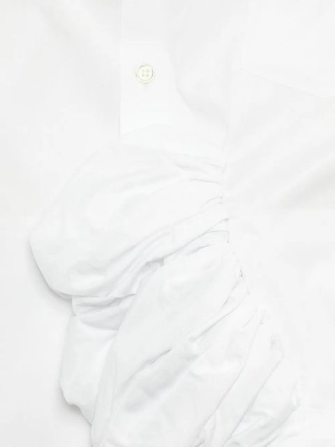 Comme Des Garçons ruffled shirt - White
