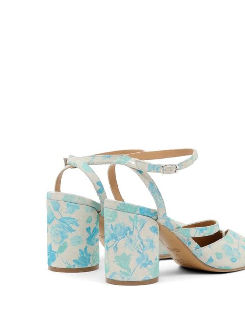 Maison Margiela Tabi floral print pumps - Neutrals