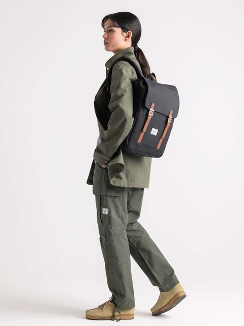 Herschel plecak Retreat™ Small kolor czarny duży gładki