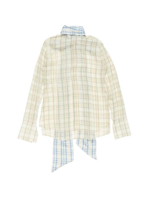 Acne Studios check-pattern shirt - Neutrals - zdjęcie produktu nr 2