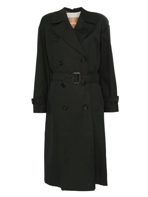 Max Mara double-breasted belted coat - Black - zdjęcie produktu nr 1