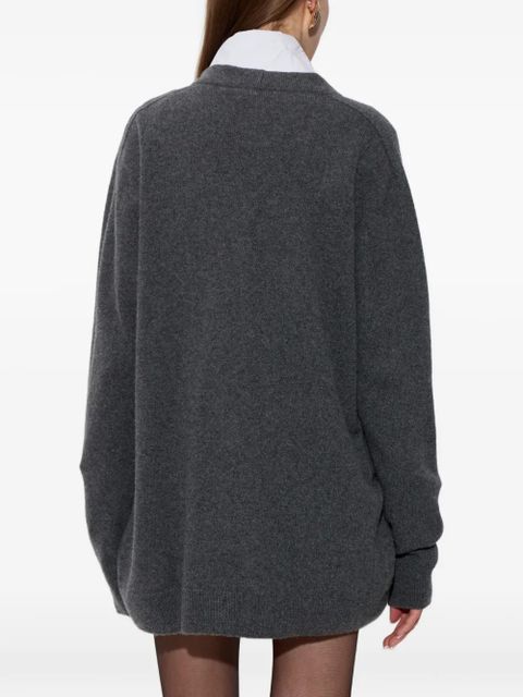 Balmain button pockets cardigan - Grey