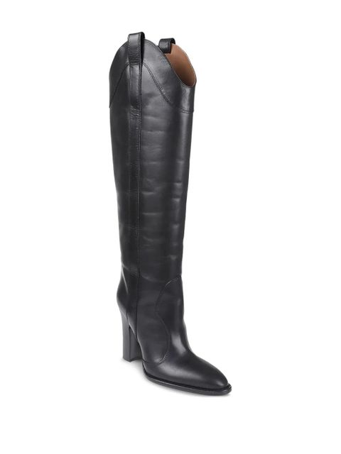 Paris Texas leather boots - Black