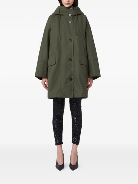 Weekend Max Mara hooded button jacket - Green - zdjęcie produktu nr 2