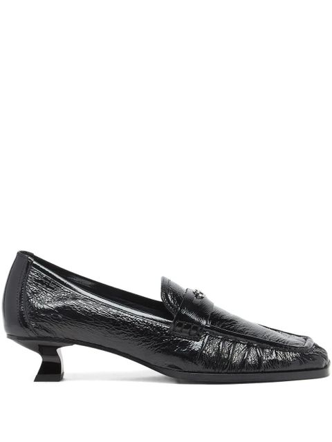 Diesel D-Amber logo heeled pump - Black - zdjęcie produktu nr 1