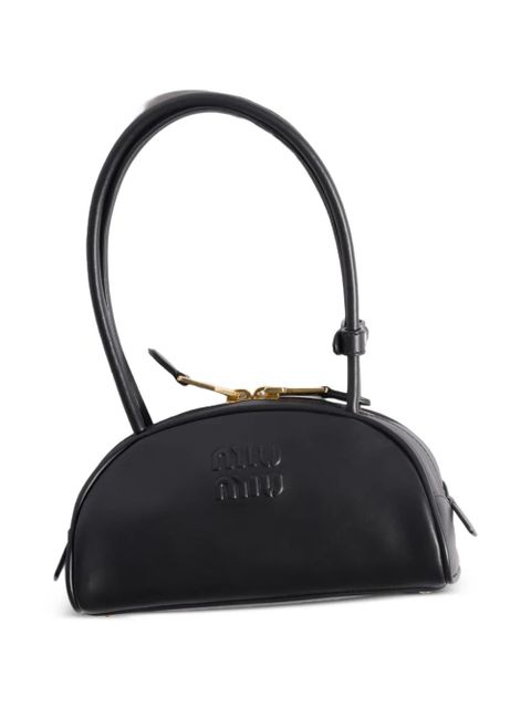 Miu Miu Beau leather shoulder bag - Black