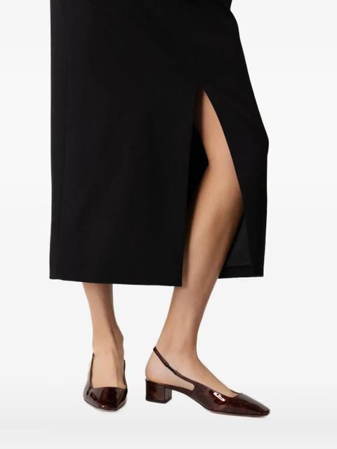 Aquazzura 35mm Ginza slingback tortoiseshell pumps - Black - zdjęcie produktu nr 2