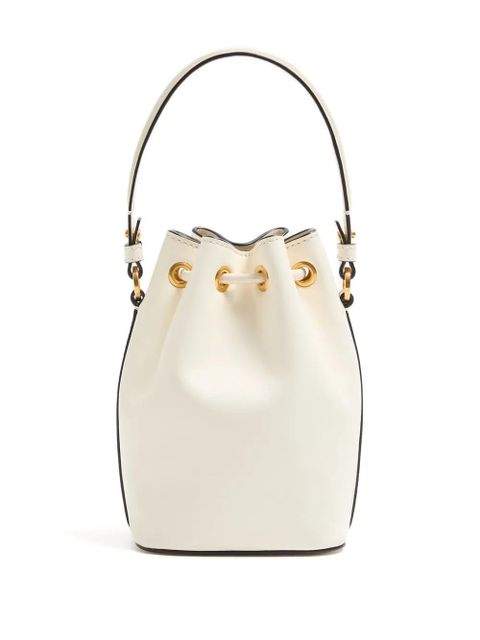 Valentino Garavani mini VLogo Signature leather bucket bag - Neutrals - zdjęcie produktu nr 2