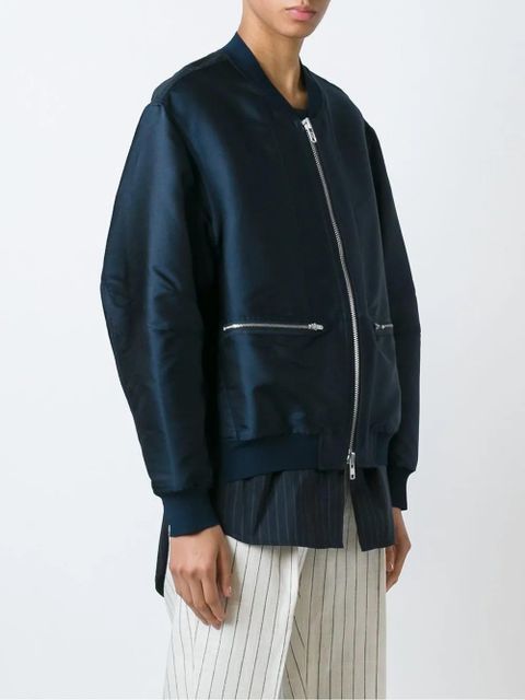 3.1 Phillip Lim layered bomber jacket - Blue