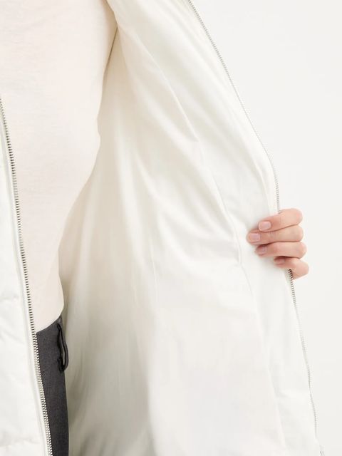 Pinko kurtka kolor biały zimowa 105384 A2PE