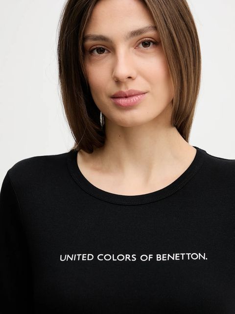 United Colors of Benetton longsleeve bawełniany