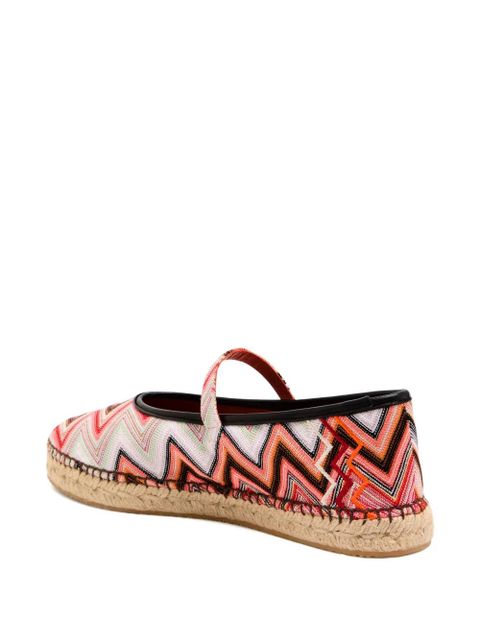 Missoni Lola zigzag-patterned espadrilles - Pink - zdjęcie produktu nr 2