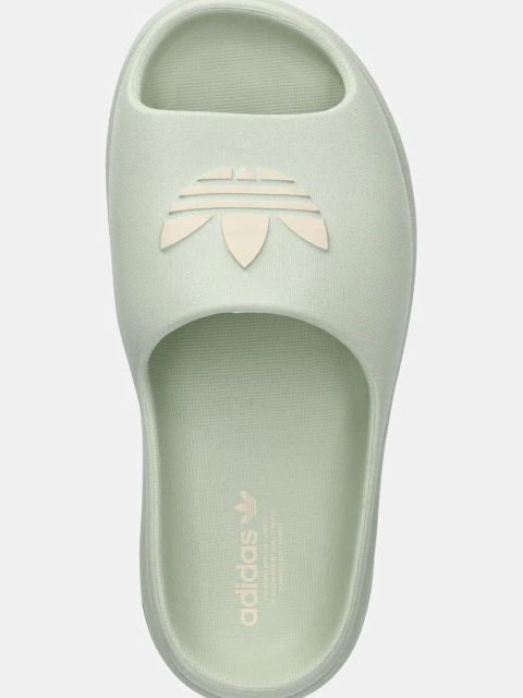 adidas Originals klapki Adifom Stan Slide W damskie kolor zielony na platformie JH7467