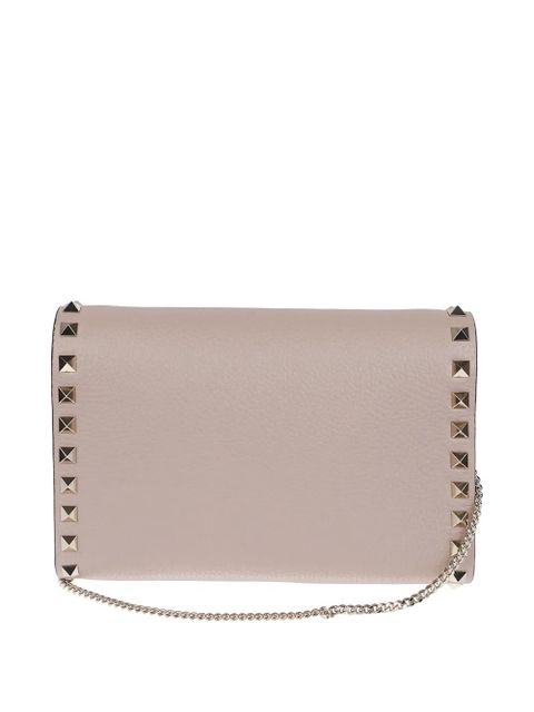 Valentino Garavani Rockstud leather shoulder bag - Pink - zdjęcie produktu nr 2