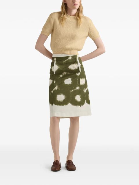 Prada cashmere crew-neck sweater - Yellow - zdjęcie produktu nr 2