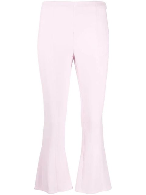 Blumarine cropped flared trousers - Pink - zdjęcie produktu nr 1