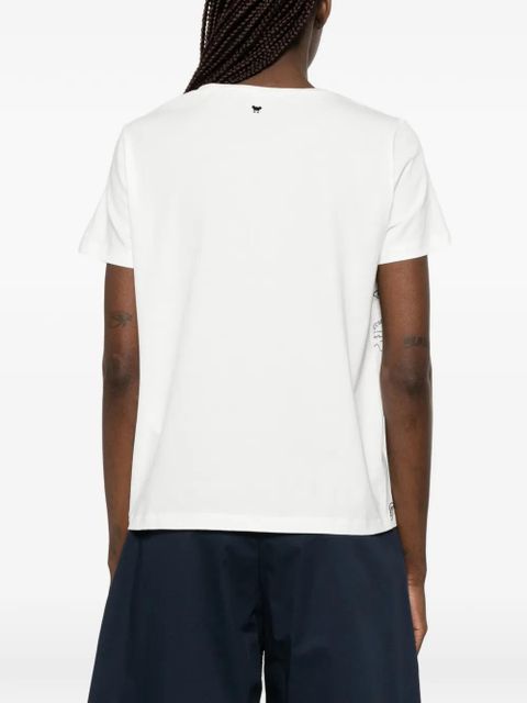 Weekend Max Mara Genio patterned top - White