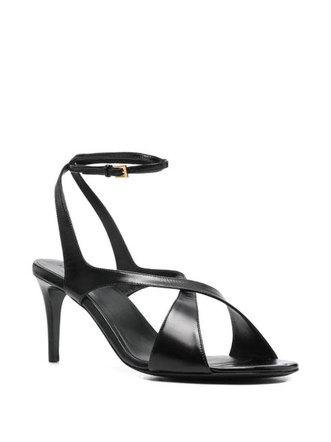 KHAITE ankle-strap heeled sandals - Black - zdjęcie produktu nr 2