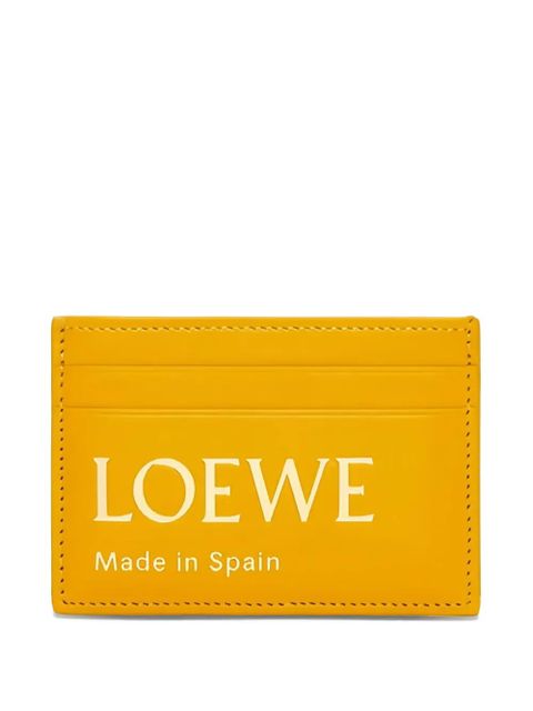 LOEWE logo-detail card holder - Yellow - zdjęcie produktu nr 1