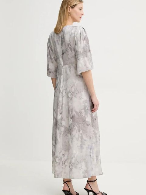 Gestuz sukienka kolor szary maxi prosta 10909874 - zdjęcie produktu nr 2