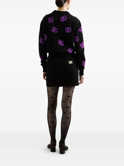 Dolce & Gabbana DNA wool DG-logo sweater - Black - zdjęcie produktu nr 2