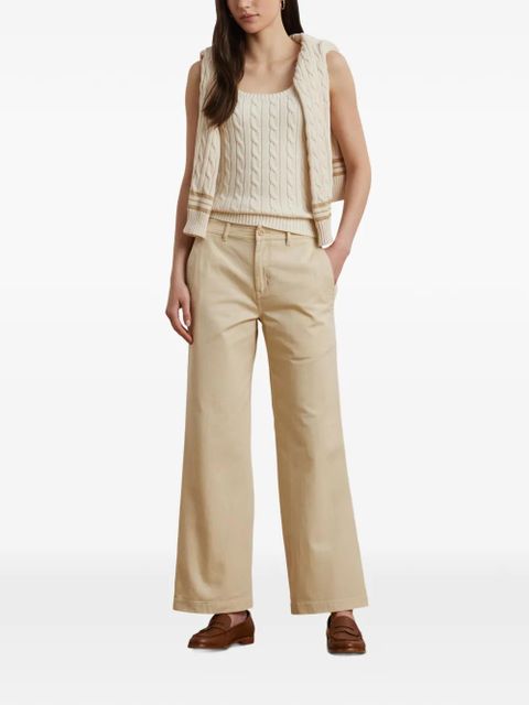 Lauren Ralph Lauren wide-leg trousers - Neutrals - zdjęcie produktu nr 2