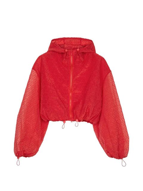 Cecilie Bahnsen Aisha hooded jacket - Red - zdjęcie produktu nr 1