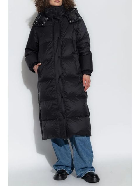 Yves Salomon reversible parka coat - Black