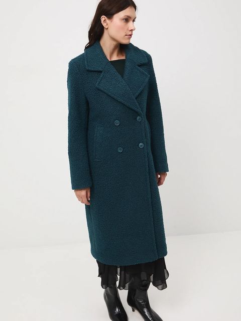 Medicine płaszcz damski kolor turkusowy - zdjęcie produktu nr 2