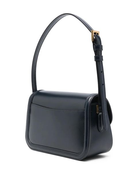 Saint Laurent mini Solferino logo-plaque tote bag - Blue - zdjęcie produktu nr 2