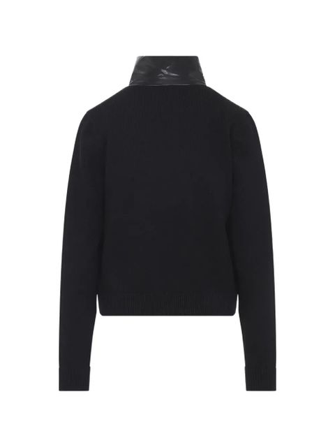 Moncler padded-collar cardigan - Black - zdjęcie produktu nr 2
