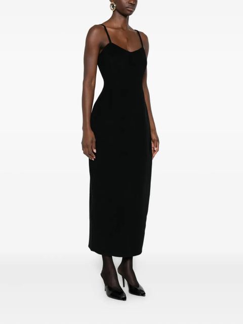 Róhe sculptural double-face dress - Black