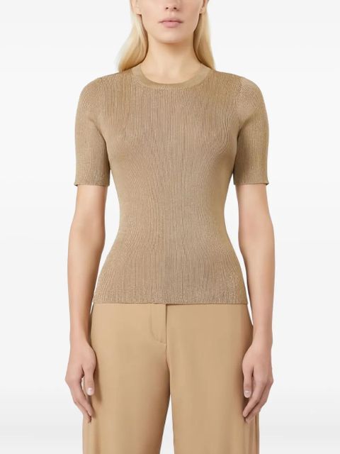 Max Mara crew-neck ribbed sweater - Neutrals