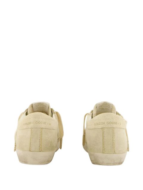 Golden Goose glitter-piping suede sneakers - Neutrals