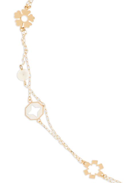 Tory Burch flower necklace - Gold