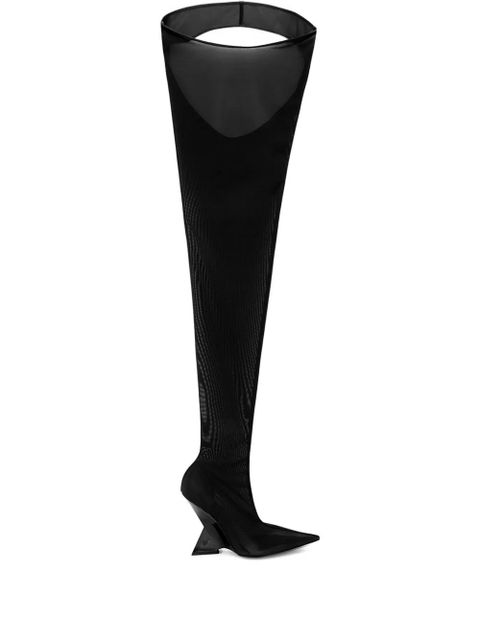 The Attico 105mm Cheopissima boots - Black - zdjęcie produktu nr 1