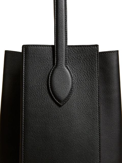 KHAITE The Frida leather tote bag - Black