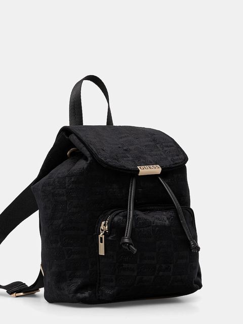 Guess plecak damski kolor czarny mały V5BZ11 WF800