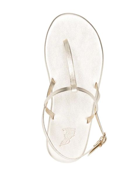 Ancient Greek Sandals Lito leather thong sandals - Gold