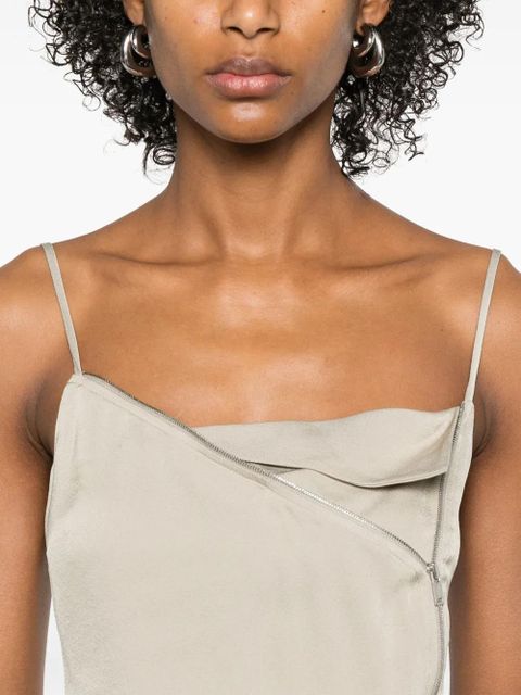 Nanushka sleeveless crop top - Grey