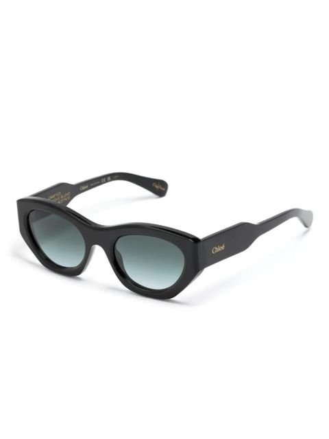 Chloé Eyewear Gayia cat-eye sunglasses - Black - zdjęcie produktu nr 2
