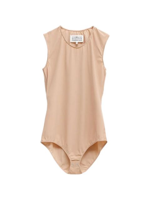 Maison Margiela round-neck sleeveless bodysuit - Neutrals - zdjęcie produktu nr 1