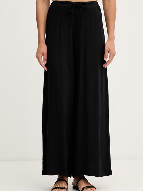 United Colors of Benetton spodnie wide leg damskie z wiskozy - zdjęcie produktu nr 1