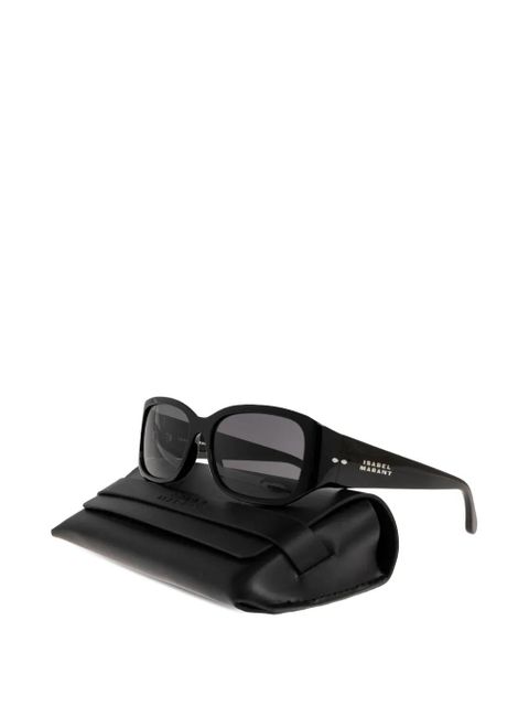 Isabel Marant Eyewear rectangle-frame sunglasses - Black - zdjęcie produktu nr 2