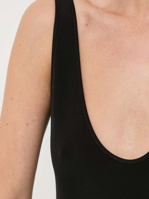 Pinko kombinezon kolor czarny z dekoltem okrągłym