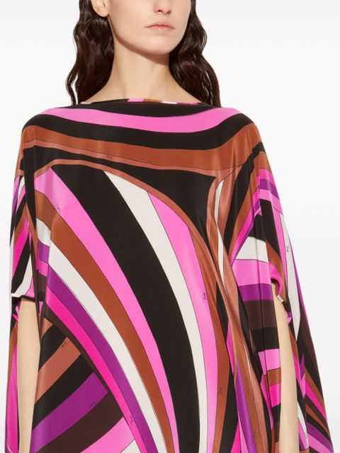 PUCCI Iride-print silk kaftan - Pink
