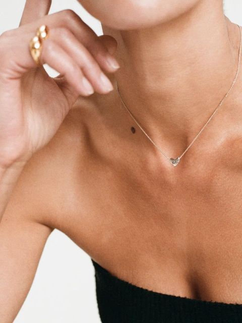 Monica Vinader heart-charm necklace - Silver - zdjęcie produktu nr 2