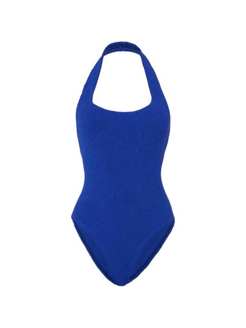 Hunza G Sandy round-neck swimsuit - Blue - zdjęcie produktu nr 1