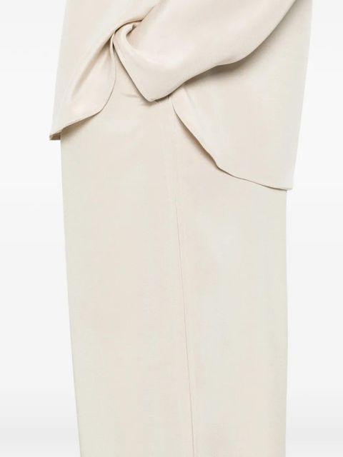 Max Mara tailored palazo pants - Neutrals
